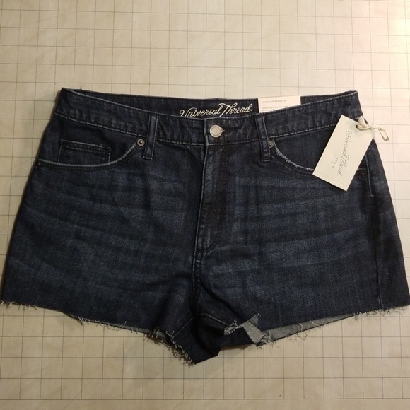 NWT Universal Thread High-Rise Shortie Jean Shorts - Picture 3 of 8